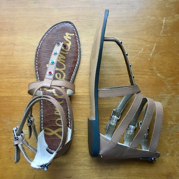 Sam Edelman Shoes - Sam Edelman Genevieve Studded Sandal - NUDE